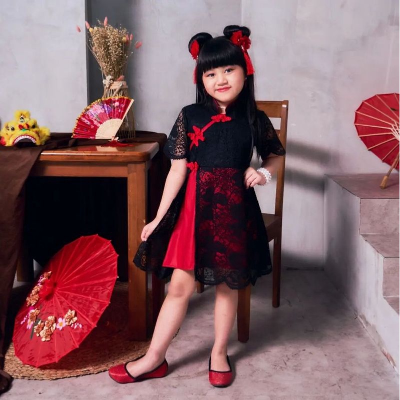 ETHNICKIDSWEAR - CHEONGSAM XIULAN / CHEONGSAM DRESS IMLEK / QIPAO ANAK / CHEONGSAM COUPLE