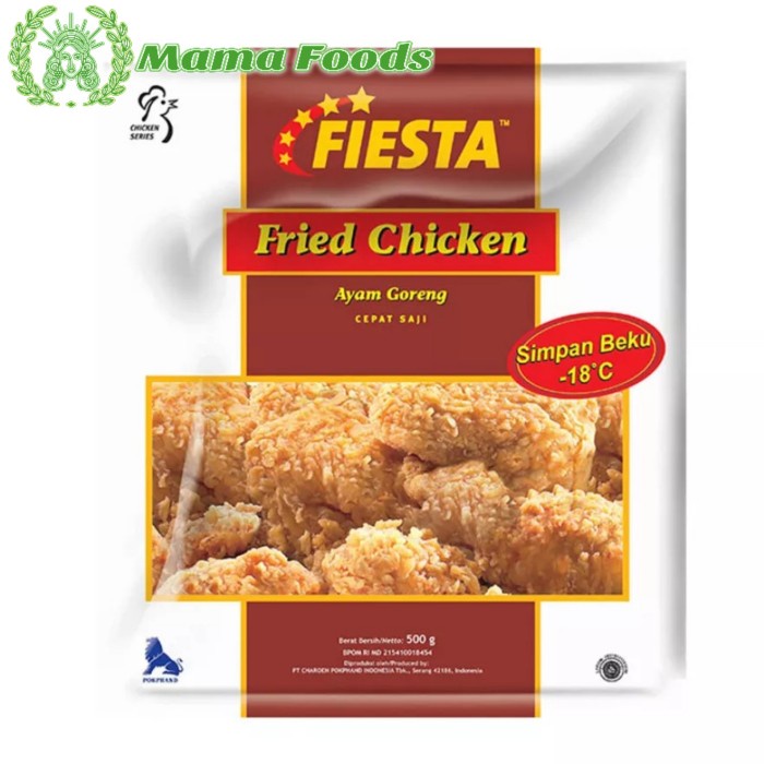 

TERLARIS Fried Chicken Fiesta 500gr Ayam Tepung Bumbu KFC Kentucky Frozen Foods