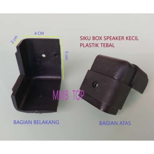 Siku Box Speaker Kecil - Sudut Box Salon Plastik Tebal SKL