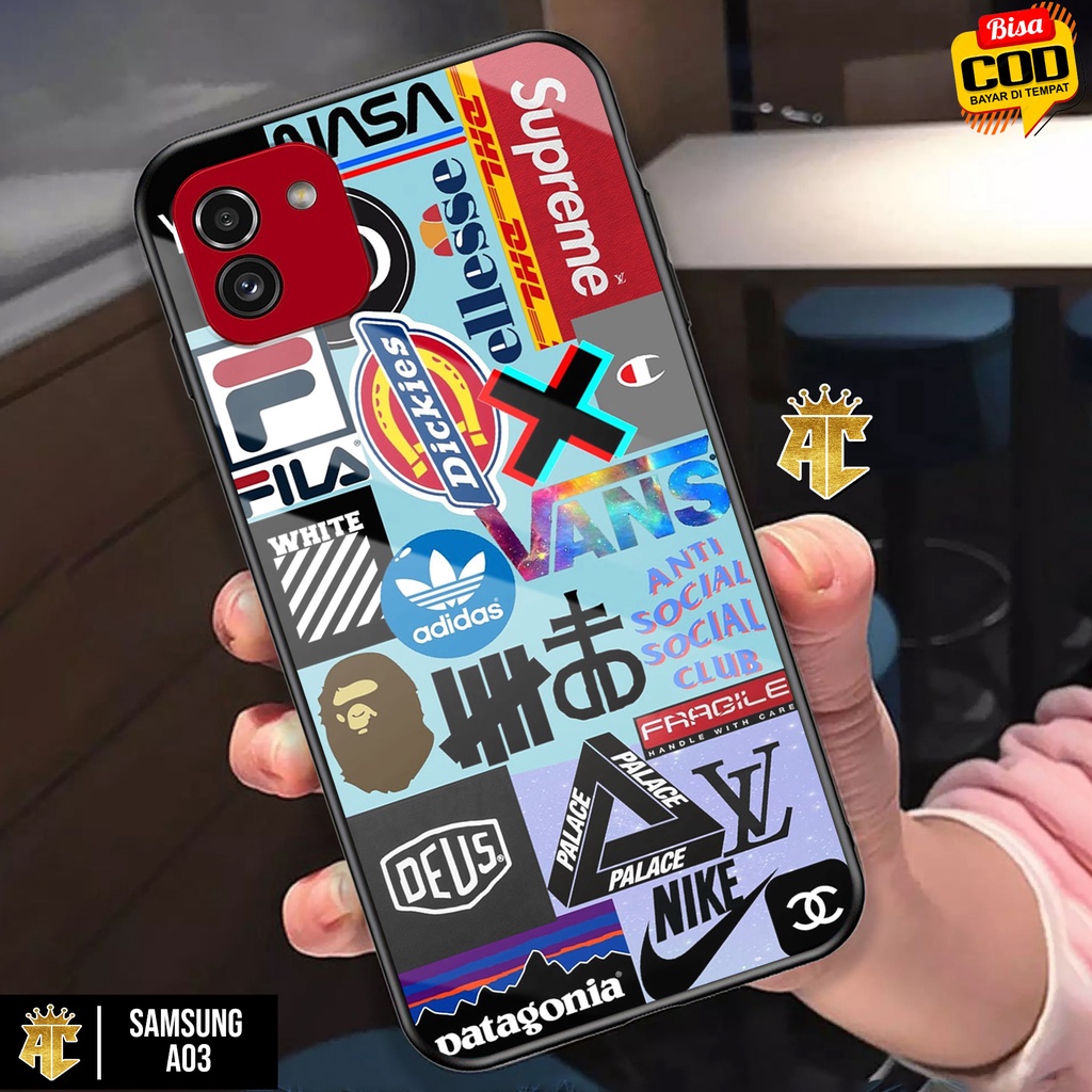 Case SAMSUNG A03 - Casing SAMSUNG A03 Terbaru 2021 AERO CASE [ MOTIF GRAFITTY ] Silikon SAMSUNG A03 
