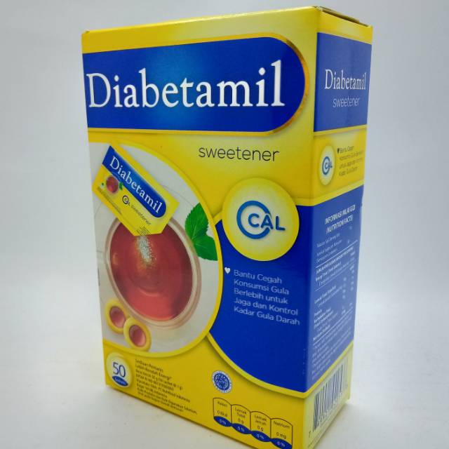 DIABETAMIL GULA 50 SACHET 50g/centraltrenggalek