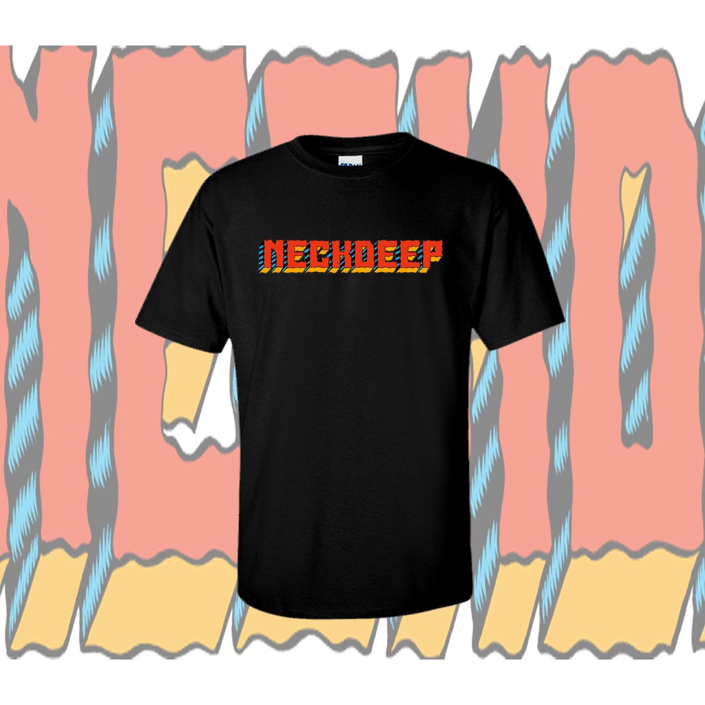 Kaos Neck Deep - Logo - Original Gildan T-shirt