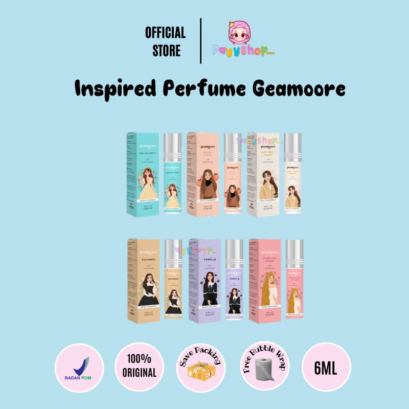 (6ML❗)PARFUM GEAMOORE 30ML BOTOL SPRAY INSPIRED FARFUM GEAMOORE 30ML SPRAY PARFUM BACCARAT BACKARAT 