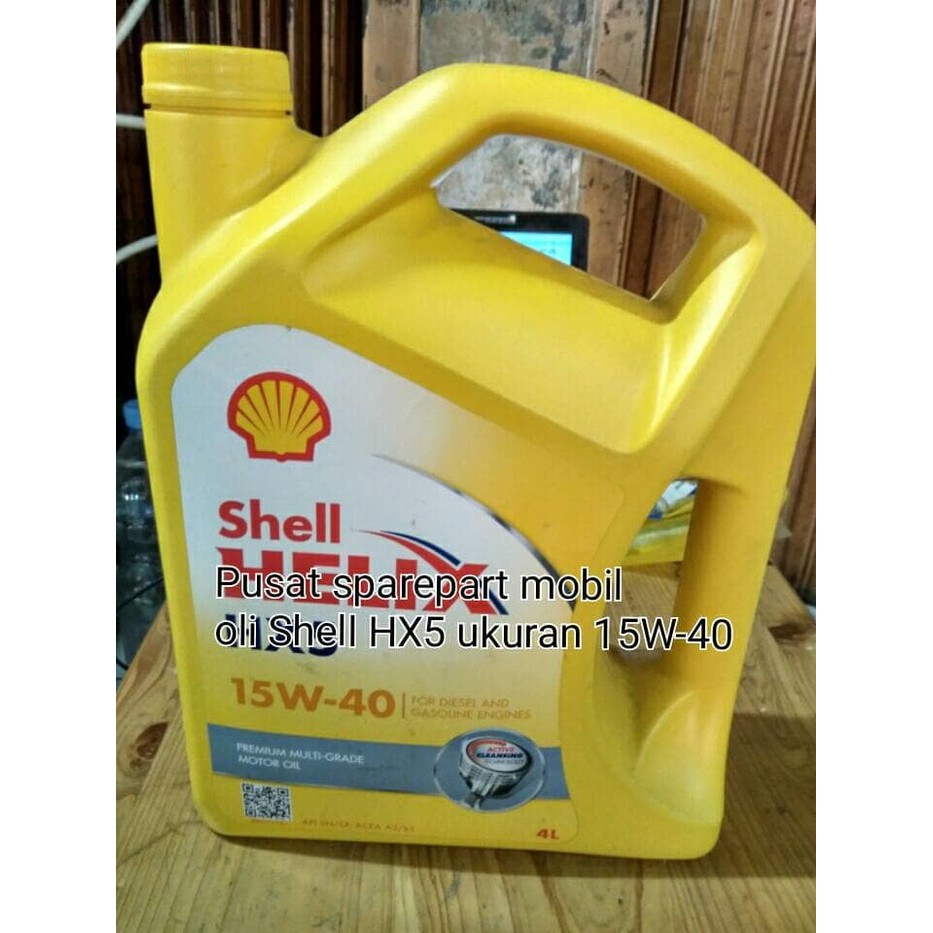 oli Shell HX5 ukuran 15W-40