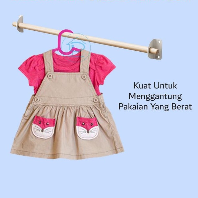 12 PCS GANTUNGAN HANGER BAJU BAYI ANAK KECIL MURAH GANTUNGAN BAJU MINI DORAMINI DORA KH PLASTIC