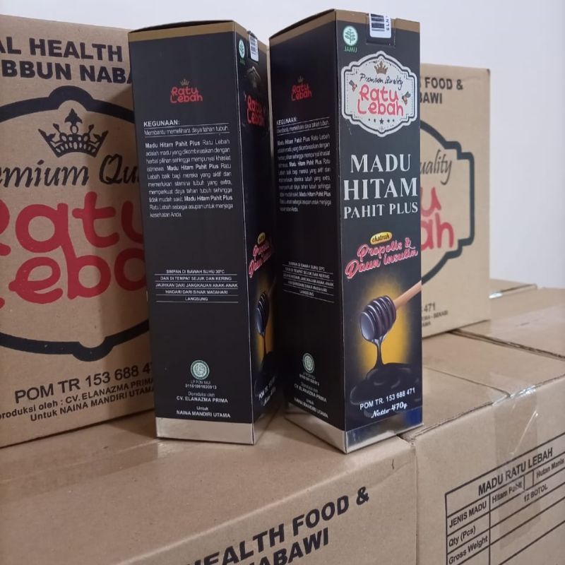 

Madu Hitam Plus Propolis Sambiloto dan Insulin Ratu Lebah