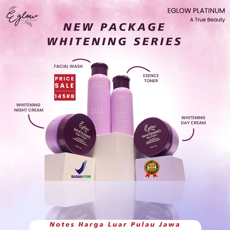 ✨NURMI-STORE✨EGLOW PLATINUM/SKINCARE BPOM/SKINCARE AMAN MURAH/Paket perawatan wajah murah-3