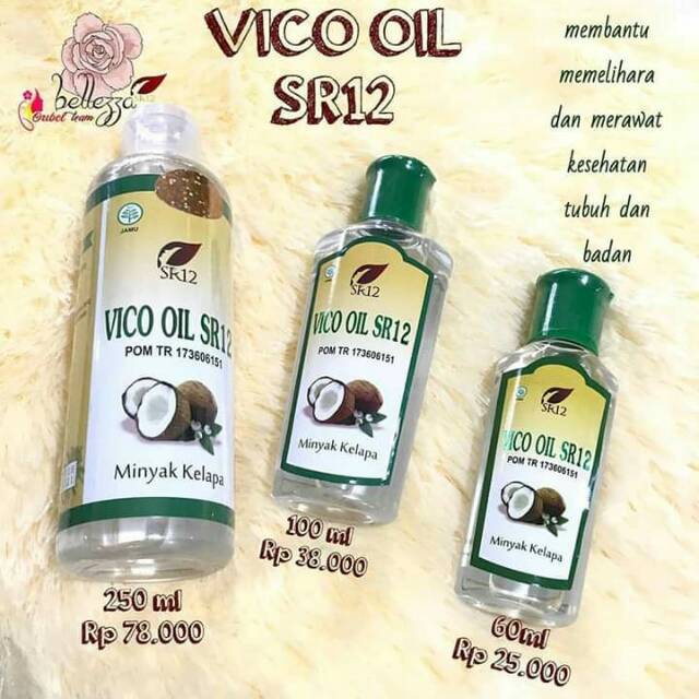 Vico oil sr12/minyak kelapa 100% murni