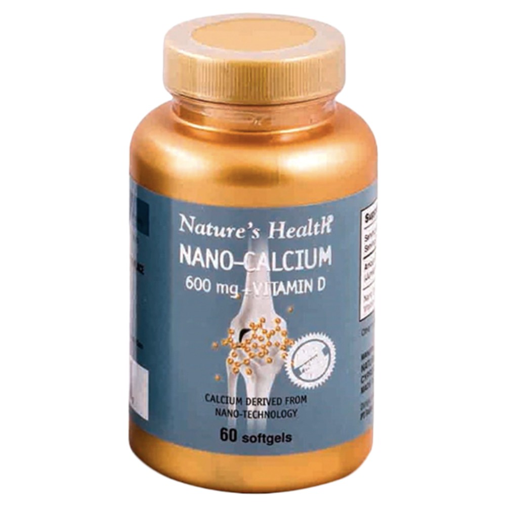 NATURE'S NATURES NATURE HEALTH NANO CALCIUM KALSIUM SENDI TULANG GIGI GUSI OSTEOPOROSIS 60 KAPSUL