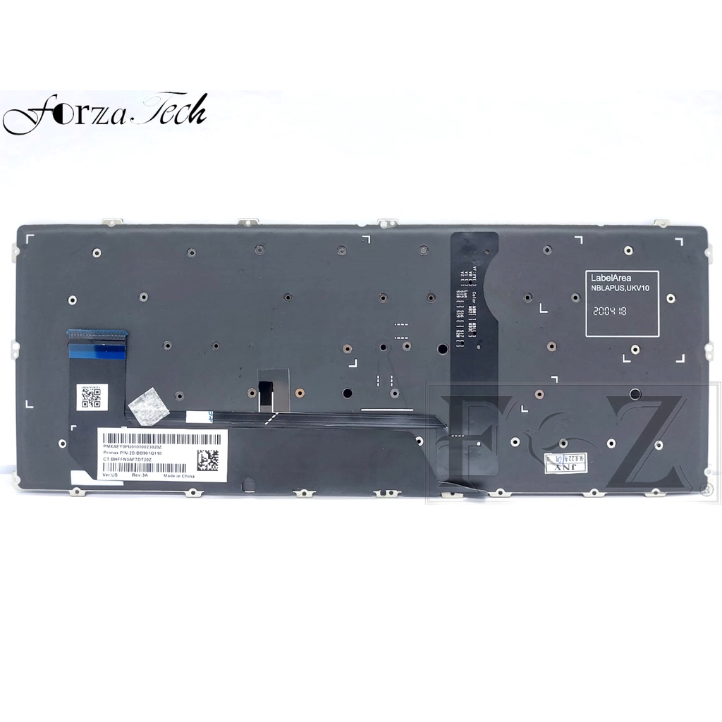 HP Keyboard Laptop EliteBook X360 1030 G2 1030 G3 1030 G4 Backlight Tanpa Frame NEW