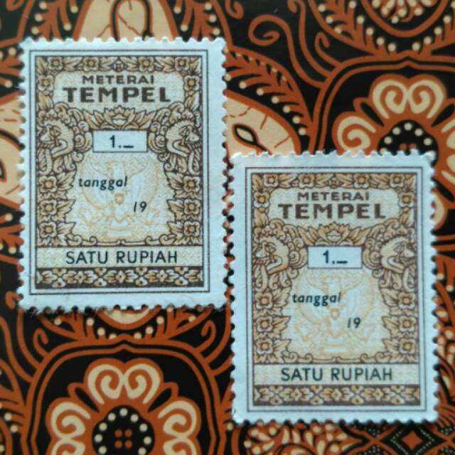 

Materai 1 Rupiah Tahun 1960-1970 Original - MTR002