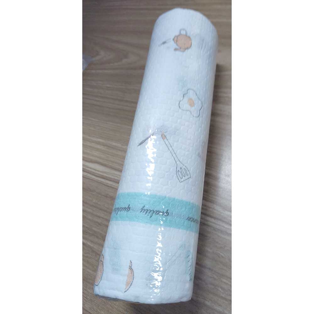 Tisu Kertas Soft Strong Disposable 1 Roll 50 Helai Tissue Motif Gulung Lembut Pengering Tangan Multifungsi