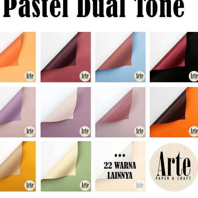 

❀ 20 Lembar Home Decor Pastel Dual Tone Kertas Buket Korea Bunga Flower Wrapping Paper Kado Arte Grosir Jakarta P.OY ✽