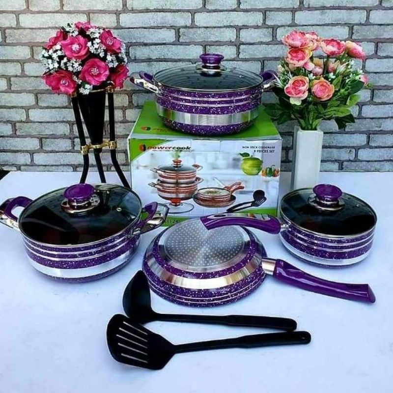 panci set tutup kaca