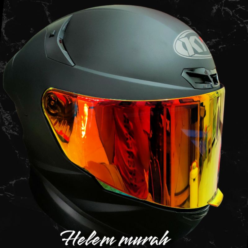 KYT tt course black doff paket visor