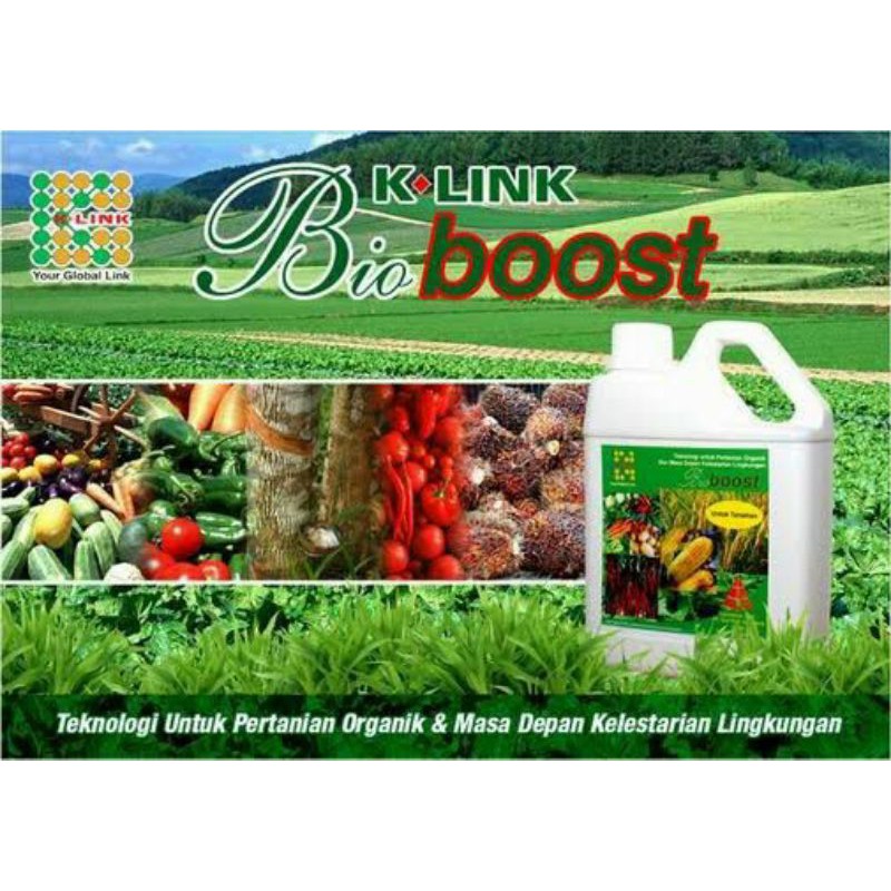 K-BioBoost Pupuk hayati cair non kimia asli dari K-link
