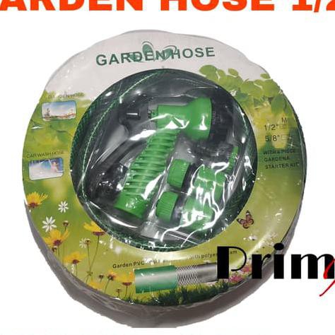 Bayar Codbayar Cod Selang Air Taman Nozzle Set 1 2 Inch Panjang 15 Meter Garden Hose Promocode Shopee Indonesia