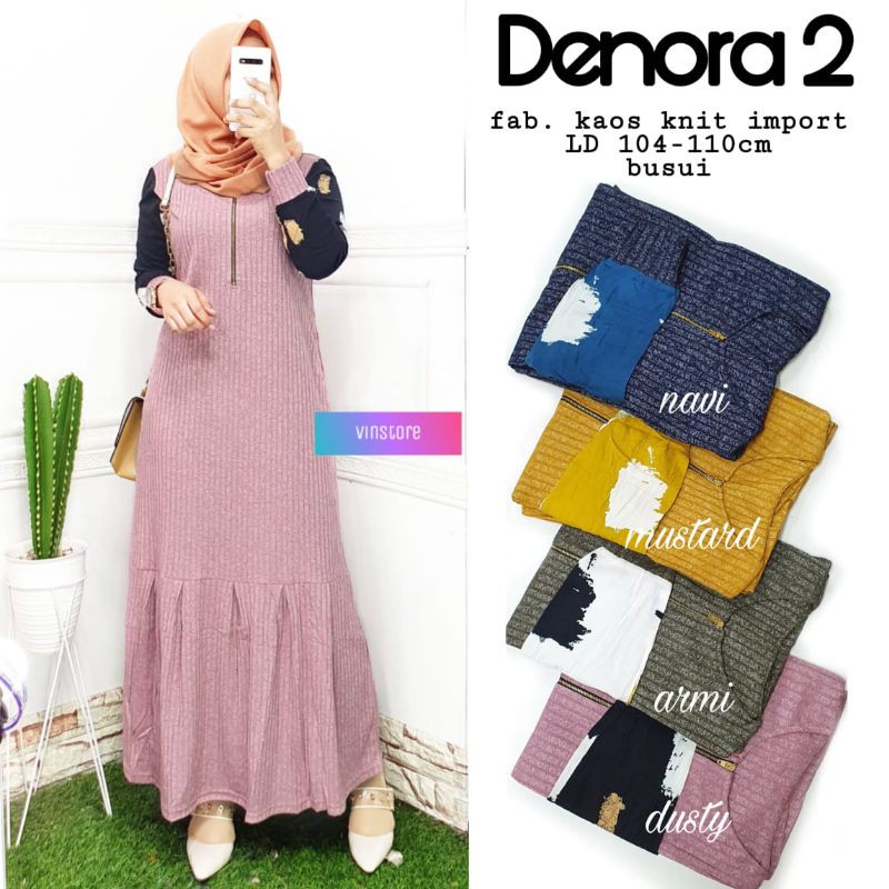 gamis kaos knit import