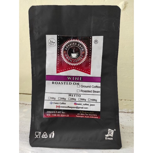 

Kopi Arabika Gayo Wine Strong 250gr