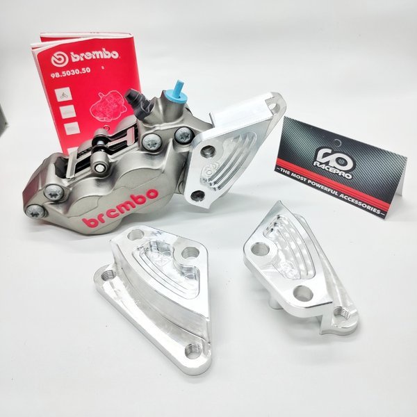 Readyy dudukan kaliper Brembo r25 mt25 cbr250rr depan ktc brembo r25 mt25 bracket kaliper Brembo