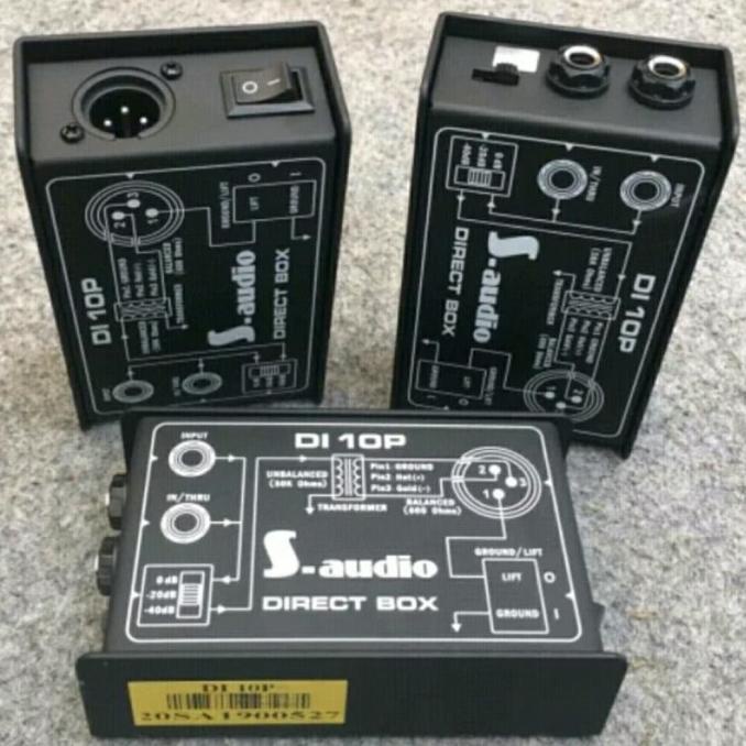 S Audio Direct Box Di Box Di 10P Termurah