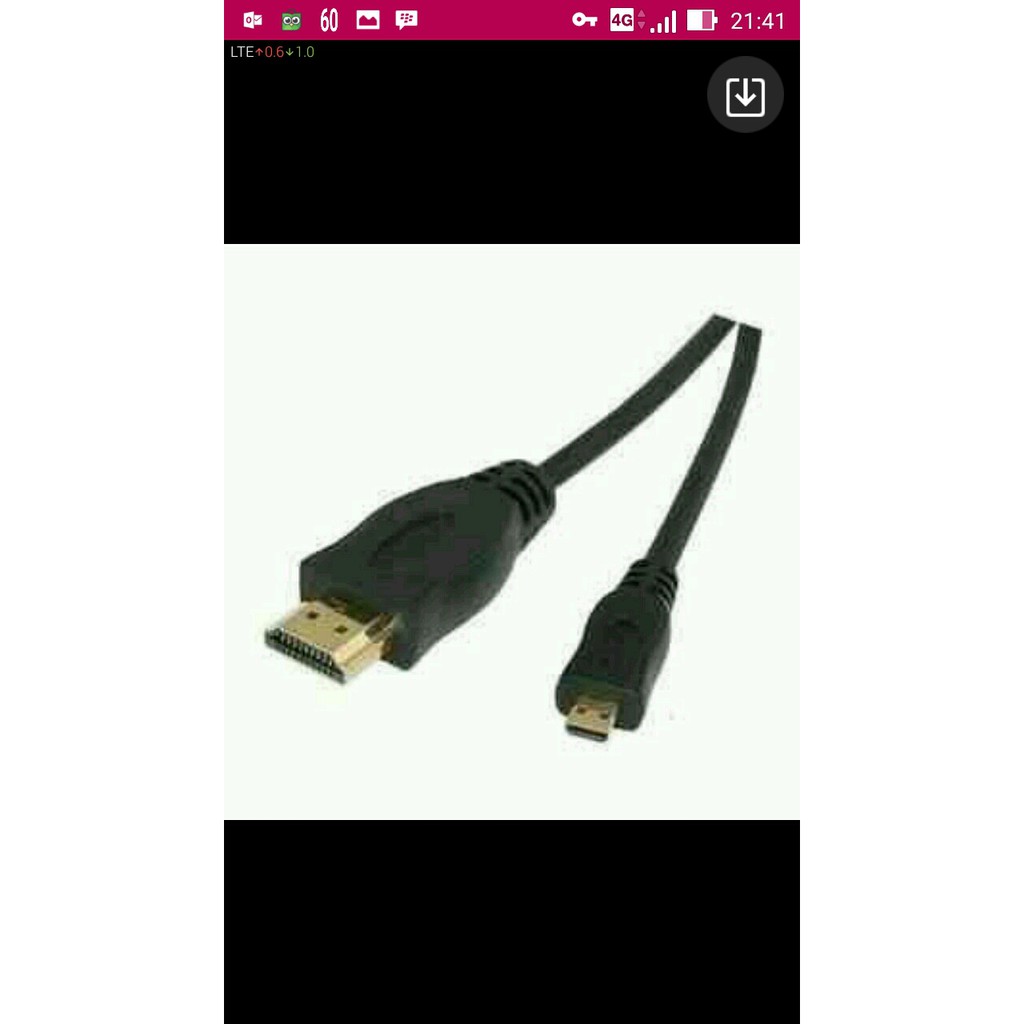 Kabel micro Hdmi to Hdmi 1.5m