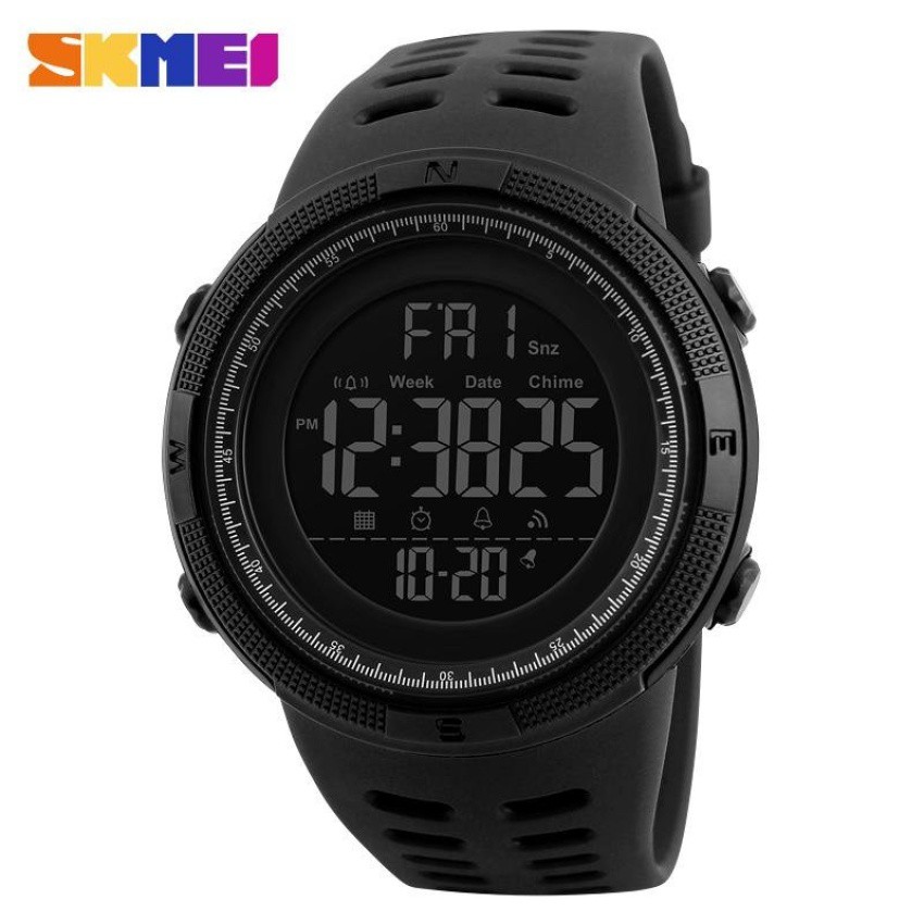 SKMEI Jam Tangan EMWS7TBK Digital Pria - DG1251 - Black