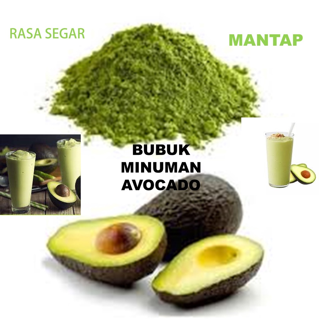 

Minuman Bubuk Avocado Kwalitas Terbaik Premium Halal 100 gr | Powder Drink Rasa Avocado | Bubuk Minuman Rasa Avocado Alpukat Bubble drink Powder drink Ice | Bubuk Minuman Buah Alpukat Rasa Segar