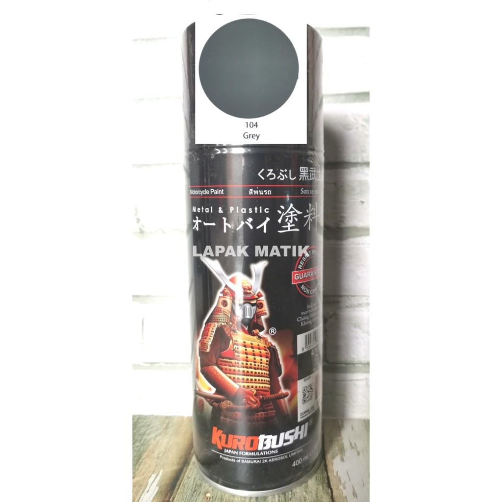 Pilok Samurai Grey 104 Abu abu 400ML