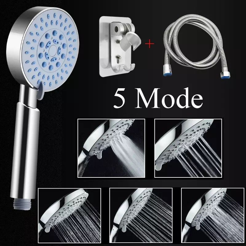 Hand Shower Tiang Set Kran Panas Dingin Kran Shower 1/2 Inch / Tinggi Tiang 60cm