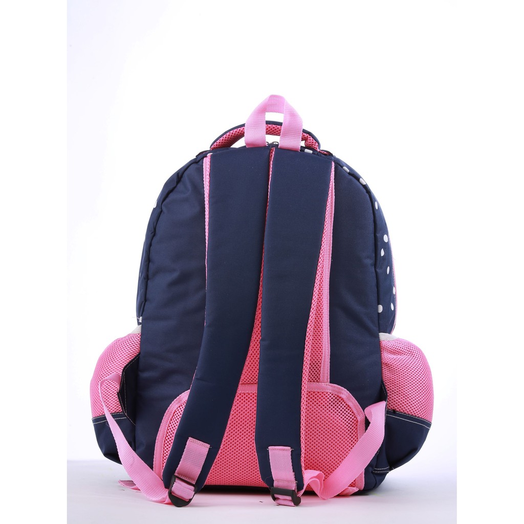 PREMIUM BAGS CUTE KIDS GSL-403 tas sekolah anak perempuan biru polka murah / ransel anak remaja cewek