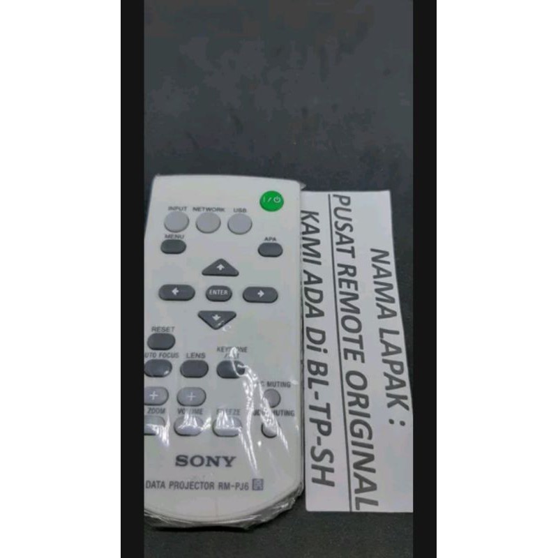 REMOTE REMOT PROYEKTOR PROJECTOR SONY RM-PJ6 ORIGINAL ASLI