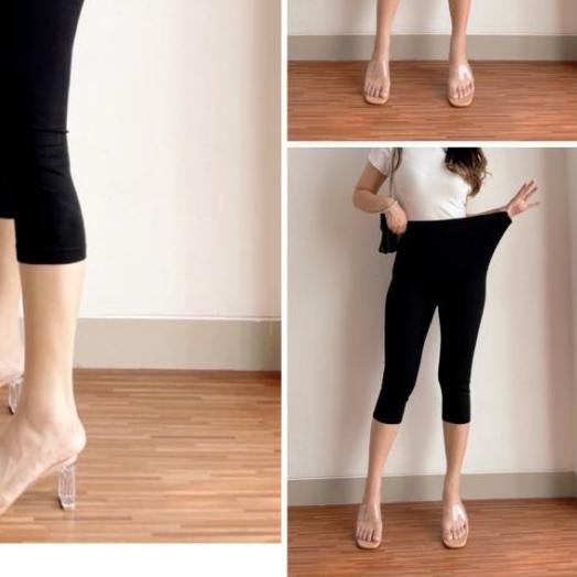 Legging polos 7/8 import /Legging import pendek 7per8 / legging import tebal / legging wanita 7/8 / 