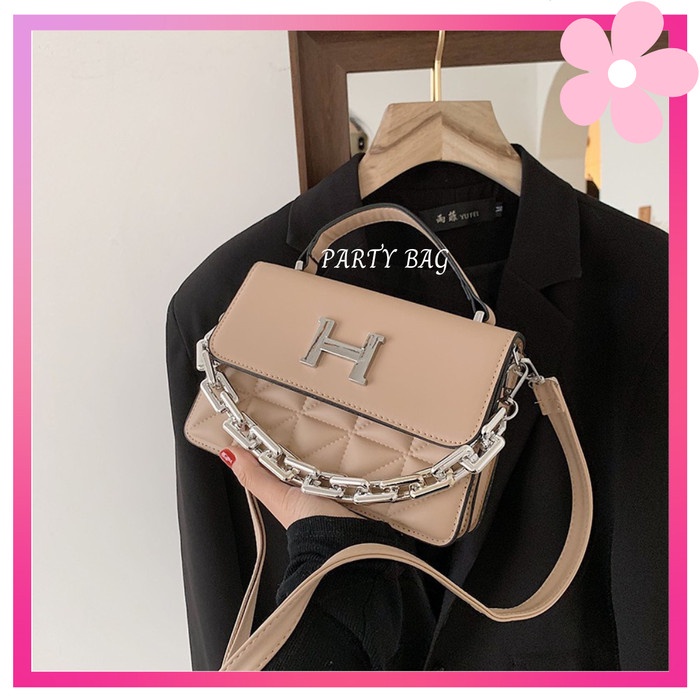 Trelaris AMOURRE SLING BAG FASHION IMPORT TAS SELEMPANG WANITA KOREA - Khaki