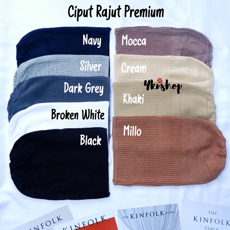 Ciput Kupluk Rajut Premium/Ciput bahan Rajut Premium