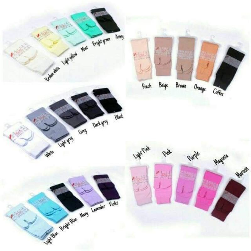[1 PASANG] ORIGINAL SOKA Basic Jempol Kaos Kaki Wanita Hijab Muslimah Murah Size M dan L Termurah Murah Diskon Polos Haji Umroh Warna Kulit dll Size M Pendek size L Panjang Nilon Nylon Kauskaki Kaus Kaki Kaoskaki Krem Cream Skin Series Soka Socking-1