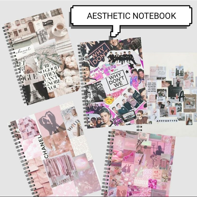 

Custom Aesthetic Notebook A6 Spiral Book