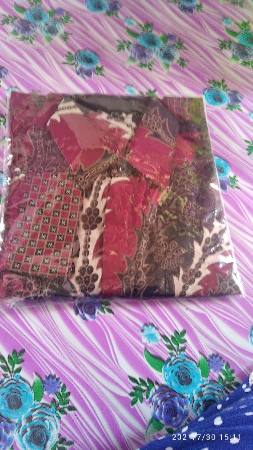 Kemeja Batik Lengan Panjang Size M L Xl Xxl Xxxl