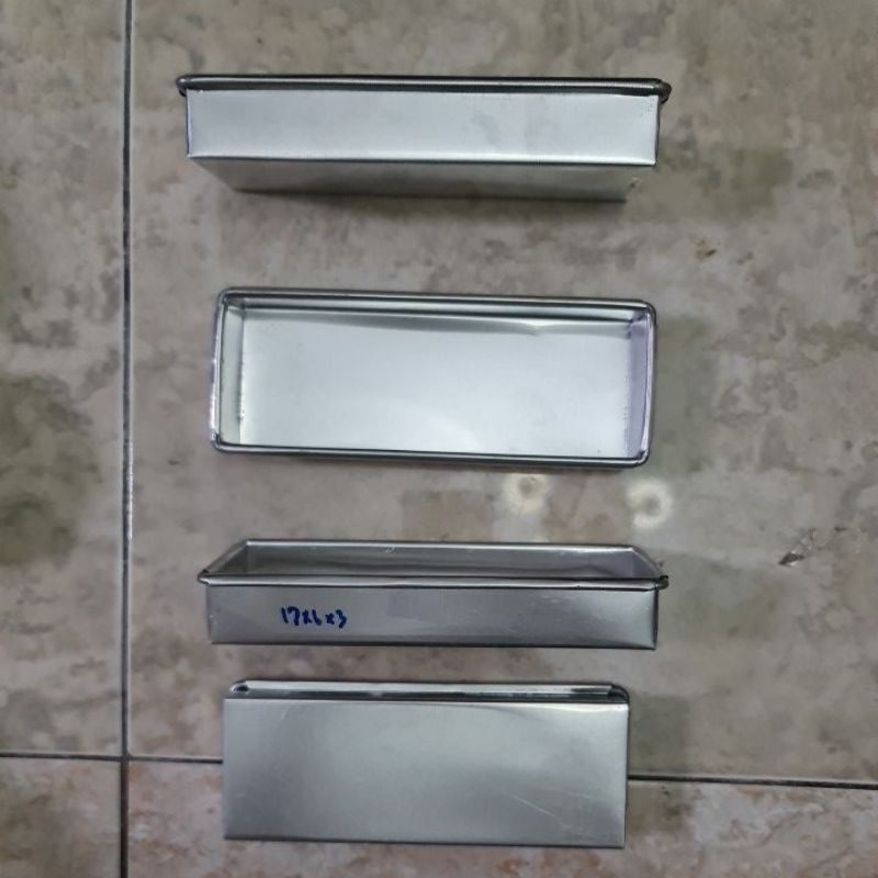 Loyang kue kotak 17x6x3 ogura cheese cake salmon mentai rice lasagna kue bolu mini brownies macaroni