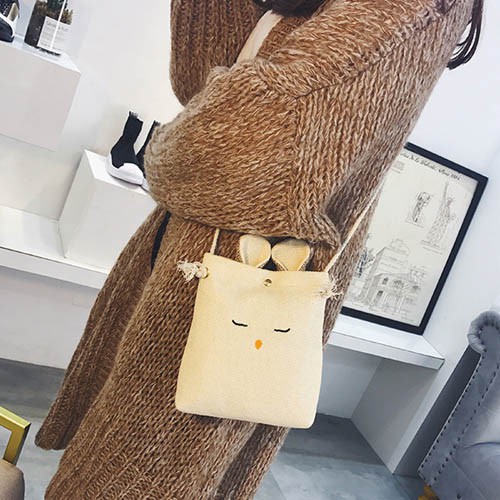 tas selempang kelinci korea cute rabbit mini sling bag korea (3H4) bta339