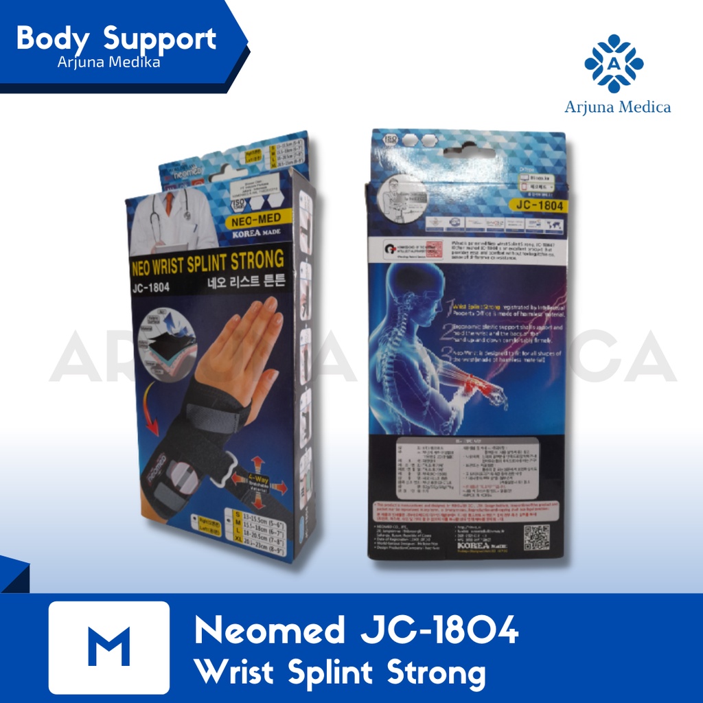 Neomed Wrist Splint Strong JC-1804 | Pelindung Pergelangan Tangan