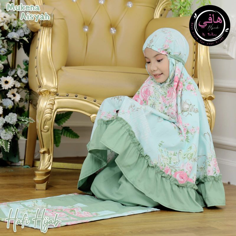 Set mukena Aisyah series 3/Set mukena, sajadah, tas @