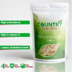 

[ 1 KG ] Raw Californian Almond Slices | Almond Iris Mentah
