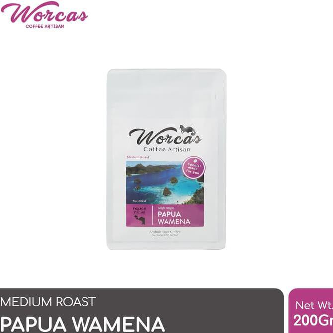 

Kopi Arabica Papua Wamena 200 Gram Medium Roast (Biji/Bubuk) - KOPI BIJI