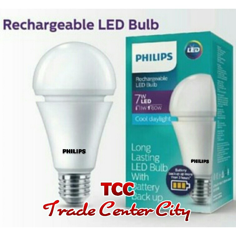  PHILIPS  LAMPU  LED EMERGENCY 7 WATT 7W BULB CAHAYA PUTIH 