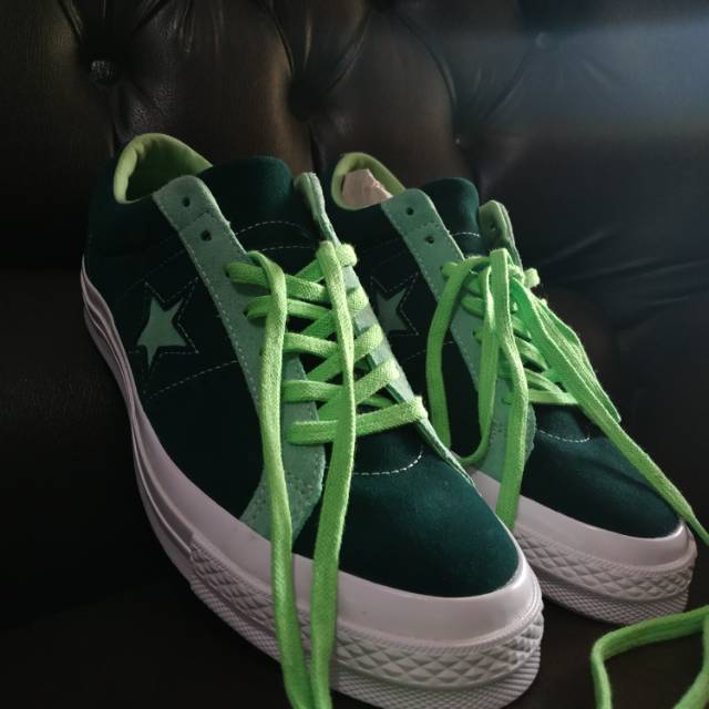 CONVERSE ORIGINAL ONE STAR CARNIVAL PACK NEPTUNE GREEN (PREMIUM LEATHER SUEDE)