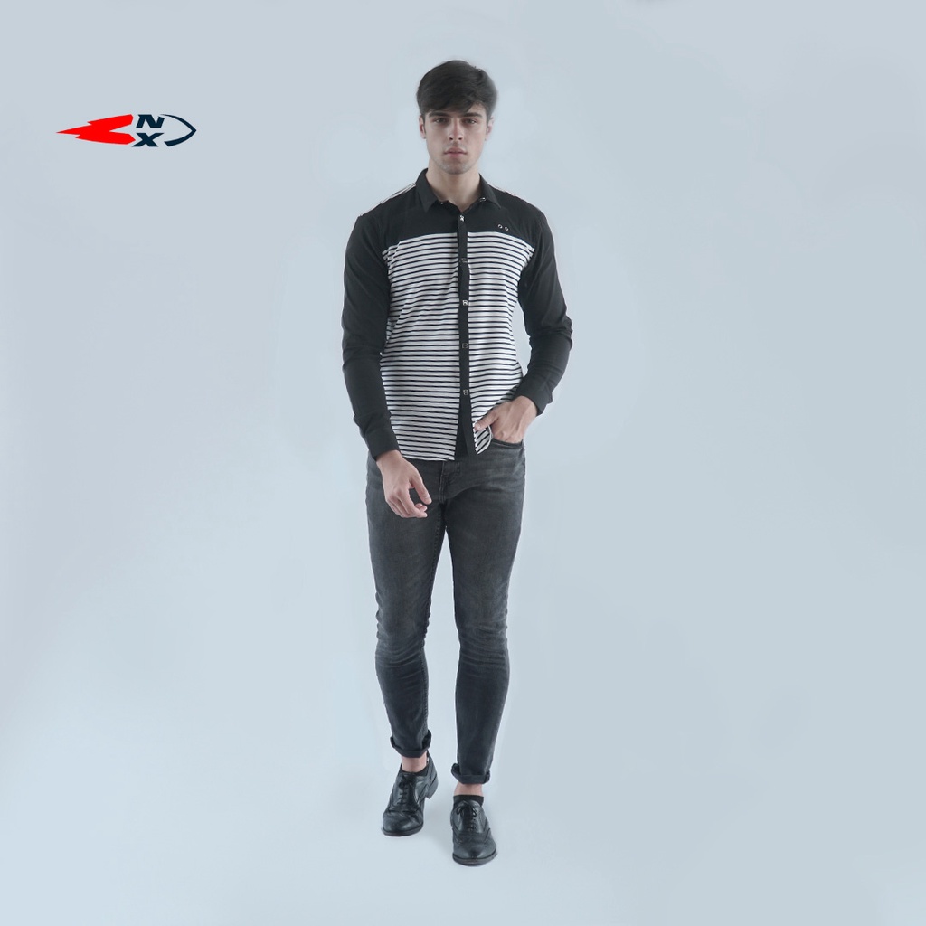 NXNITROX KEMEJA PRIA PANJANG SALUR 9587