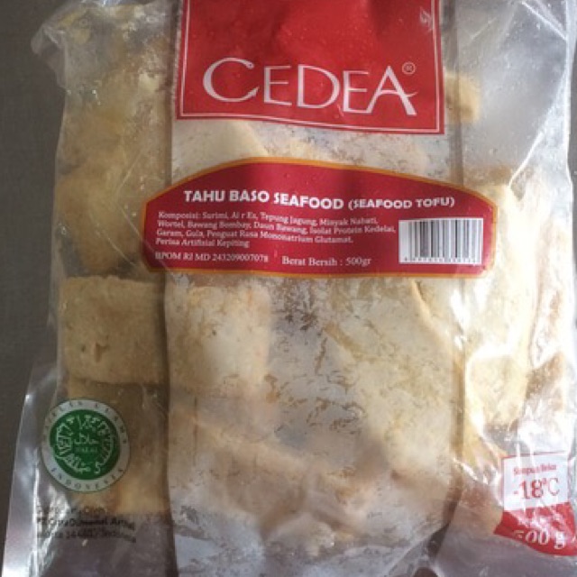 

Cedea tahu baso seafood 500 gr