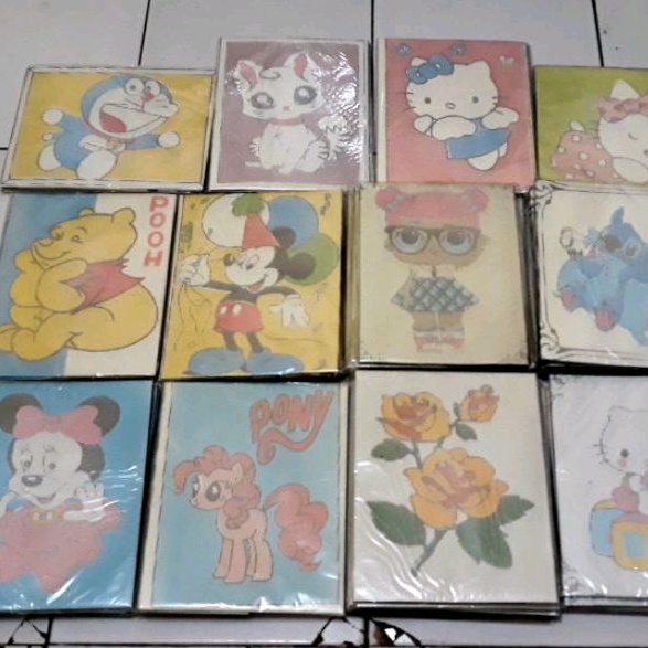 strimin kristik bahan plastik paket lengkap