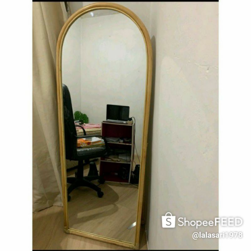 Cermin rotan standing uk.45x170cm